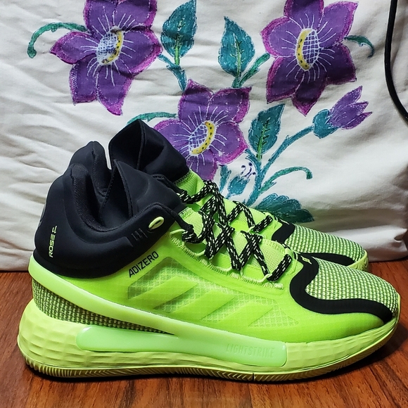 adidas D Rose 11 Signal Green Derrick Rose XI Basketball Shoes